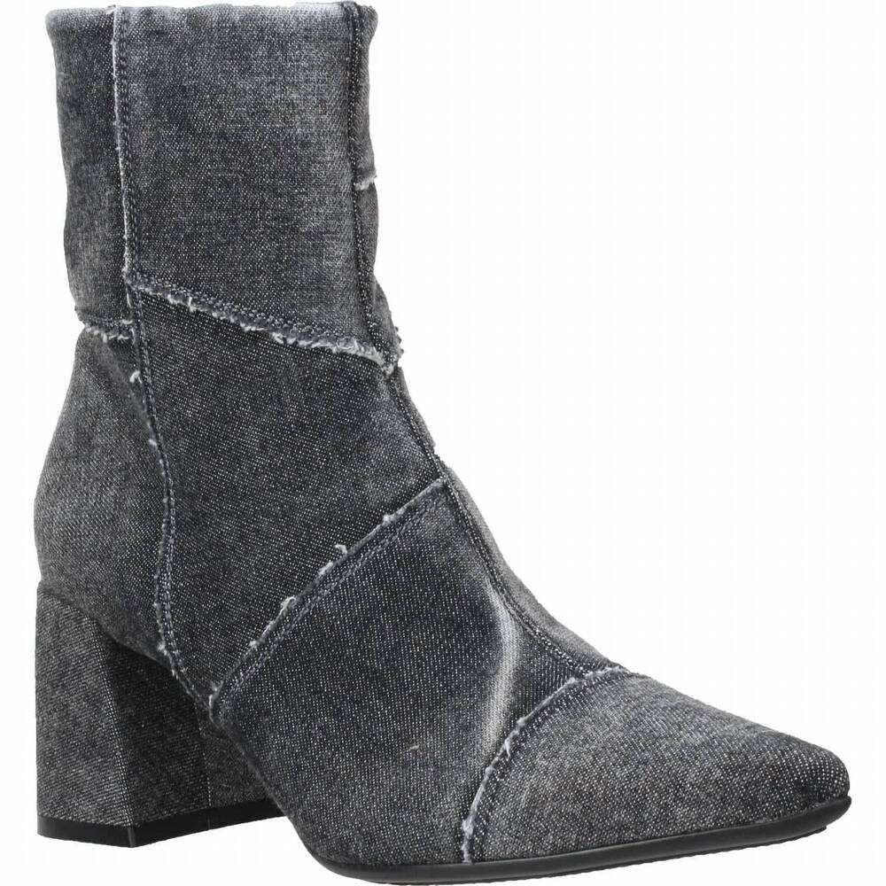 NEW LOVE RIO women's maron booties in denim black